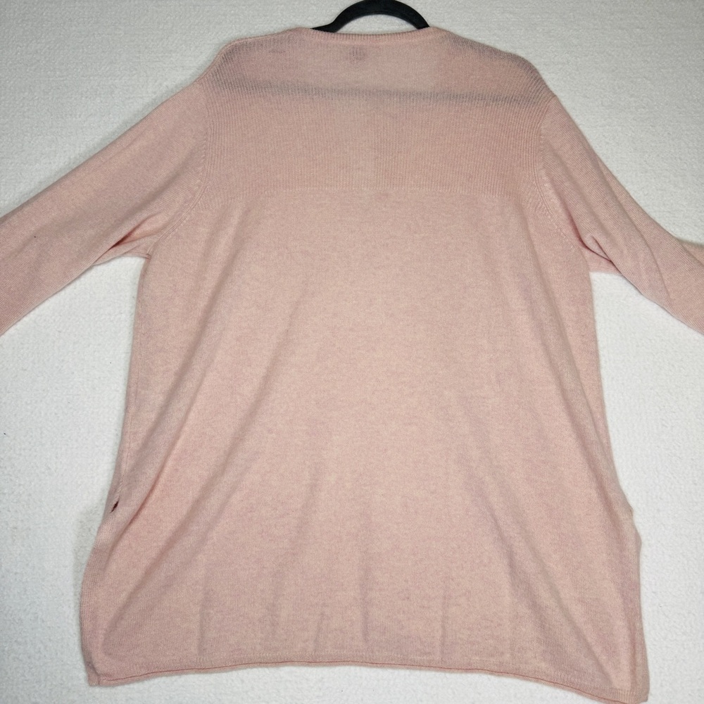 Wrap London Pink Cashmere Sweater US size 16 - Picture 5 of 7